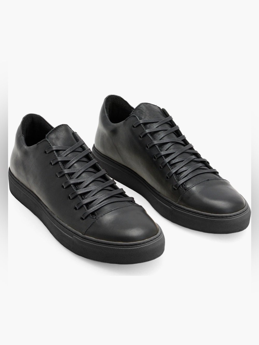 John Varvatos Reed Low Top Leather Sneaker, Size 9.5